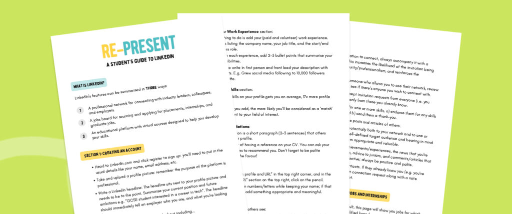 A Students Guide to LinkedIn copy