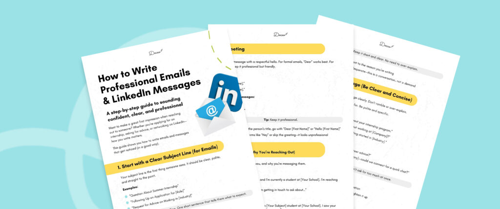 How to Write Professional Emails & LinkedIn Messages Thumbnail
