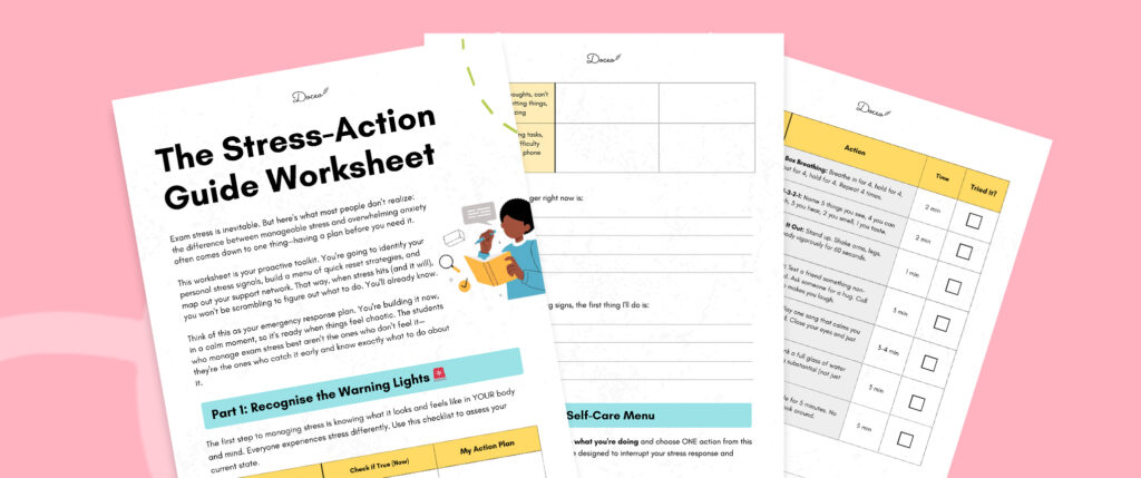 The strees action copy