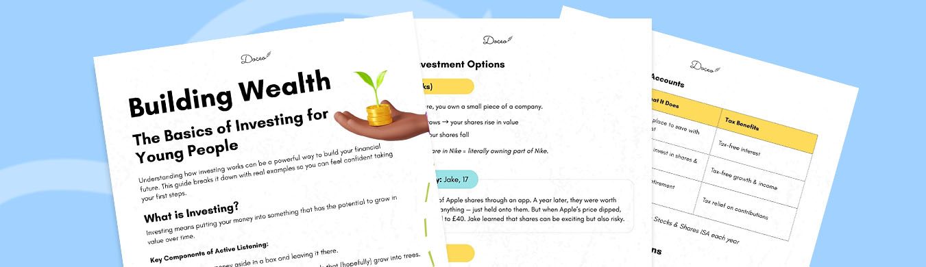 Building wealth Banner