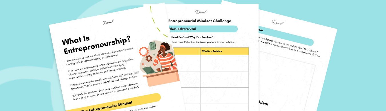 Entrepreneurial mindset Banner