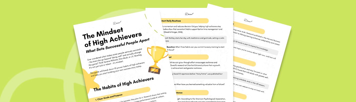 The Mindset of High Achievers_ What Sets Successful People Apart Banner