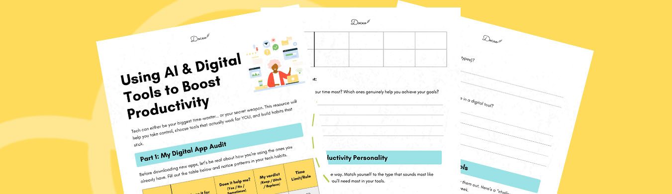 Using AI & Digital tools Banner